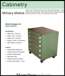 military mobile cabinetry specifications