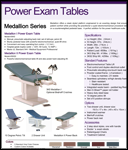 Medallion Power Exam Table sell sheet